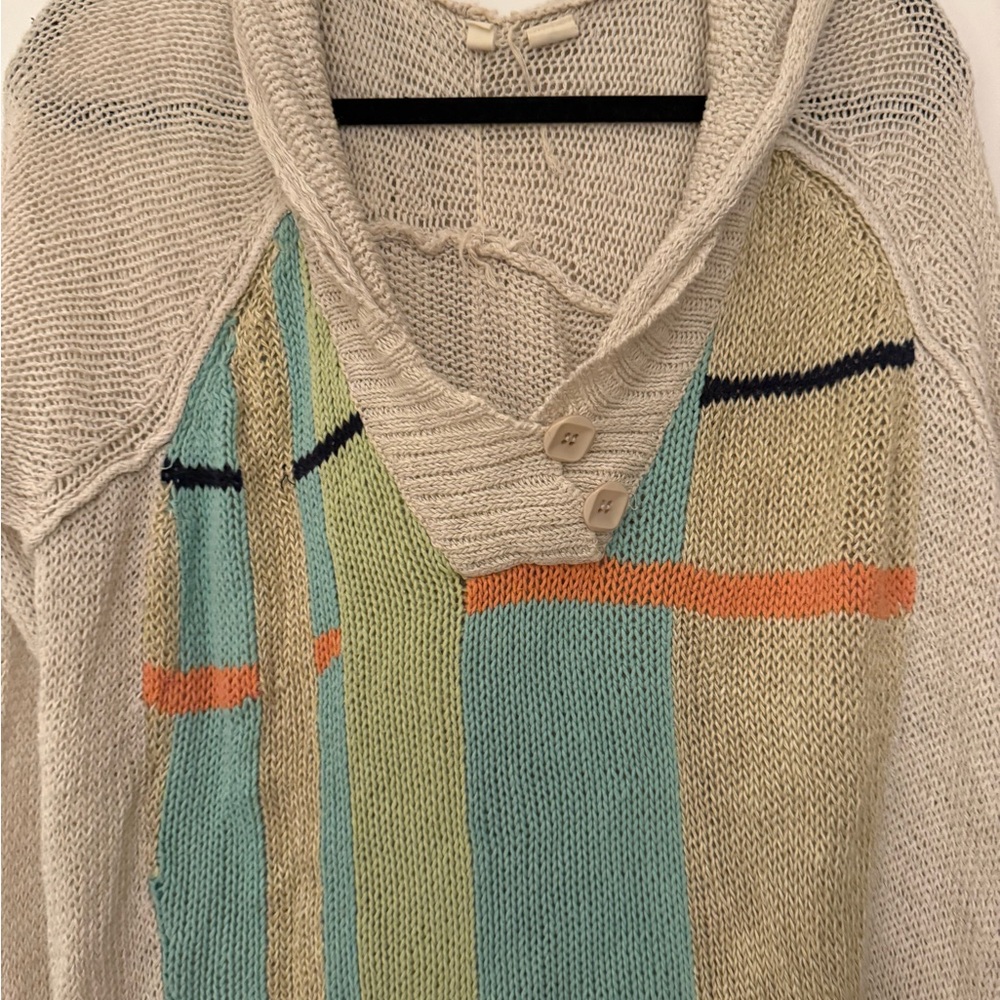 Anthropologie Moth Baja Desert Tan Sweater